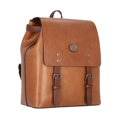 #ad The Bridge Backpack 0636317O Laptop Backpack Leather Brown Man
