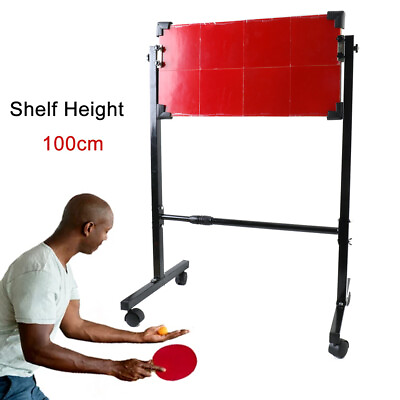 #ad Table Tennis Rebound Board with 100cm Stand Training Pingpong Return Rebounder