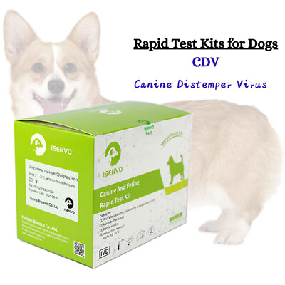 #ad 10 pack CDV Cannie Distemper Rapid Home Test Kit for Pet Puppy Dog