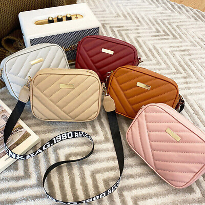 #ad Ladies Women Cross Body Messenger Shoulder Over Bags with Detachable Strap New