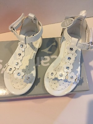#ad Carter#x27;s Toddler Sandals White 6 Holiday Flower Girl Vacation New Shoes boxed