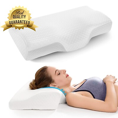 #ad Cervical Memory Foam Pillow Orthopedic Pillows for Neck Pain Ergonomic