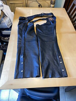 #ad Milwaukee Leather Diamond Chaps Motercycle Leather Harley Patch