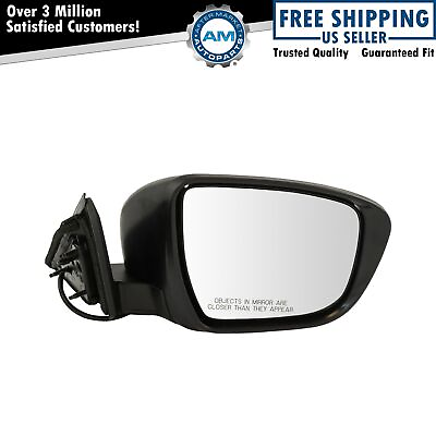 #ad Mirror Power Smooth Black Passenger Side Right RH for Nissan Rogue New