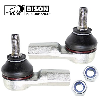 #ad Bison Performance 2pc Set Outer Tie Rod End For Acura EL Honda Civic CR V