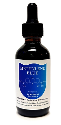 #ad Pure USP Methylene Blue Liquid with Dropper 1% 600mg • 2oz