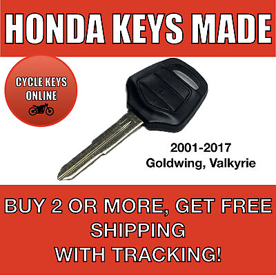 #ad 2001 2017 Honda Goldwing Valkyrie keys cut by code to key codes 5251 5500
