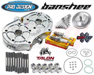 #ad Banshee YFZ 350 Cheetah CUB Pro Design Cool Head 19cc 22cc Domes Titanium Nuts