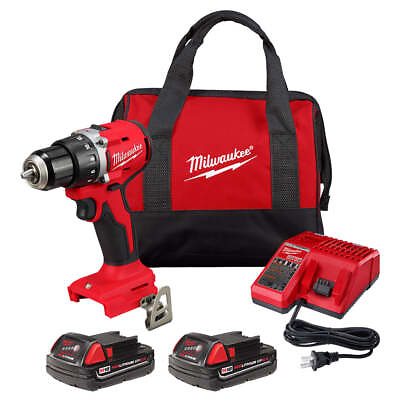 #ad Milwaukee 3601 22CT M18 18V 1 2quot; Compact Brushless Drill Driver Kit