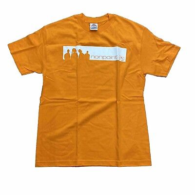 #ad Vintage Nonpoint Statement T shirt Orange Music Band Mens Large Shirt Cotton