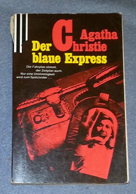 #ad Der Blaue Express by Agatha Christie In German PB