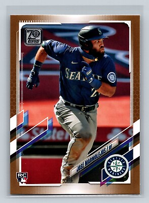 #ad 2021 Topps Series 2 Gold #516 Jose Marmolejos Seattle Mariners 2021