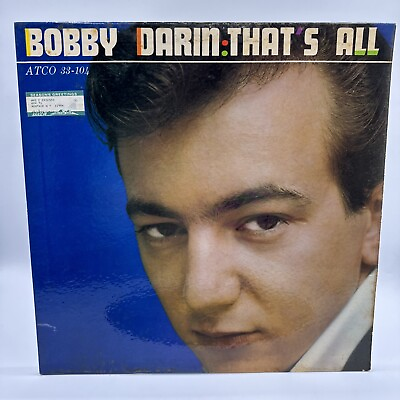 #ad Bobby Darin That#x27;s All Vinyl Lp Atco Records 33 104 1959 Vinyl