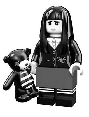 #ad COMPLETE Lego Series 12 Collectible Minifigure Spooky Emo Goth Girl amp; Teddy Bear