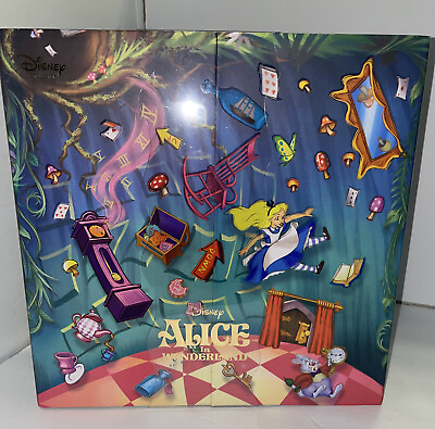 #ad Disney 100 Collector Alice in Wonderland Doll Mattel Creations 2023 White Rabbit
