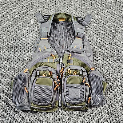 #ad Lixada Mesh Fly Fishing Vest And Backpack Breathable Outdoor Adjustable Full Zip