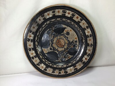 #ad NN43 Vintage Large South American Antique Circa 16 17th Century Ceramic Plate