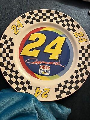 #ad Vintage Nascar Jeff Gordon 24 dinner plate
