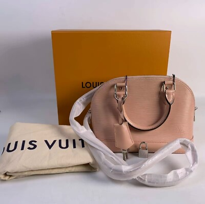 #ad Authentic Louis Vuitton Epi Leather Alma BB Full Set