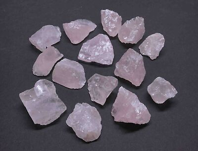#ad Rose Quartz 1 4 Lb Box Natural Pink Crystal Chunks Wholesale Raw Gemstones