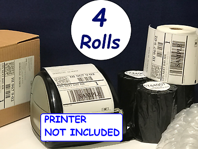#ad DYMO 4XL Labels Direct Thermal Shipping Labels 4 Rolls 4quot;x6quot; 1744907 compatible