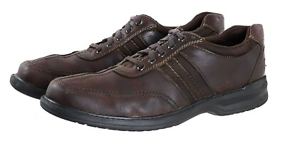 #ad Clarks Collection Men#x27;s Casual Shoes Size 12 Leather Brown