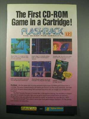 #ad 1993 U.S. Gold Flashback Sega Video Game Ad