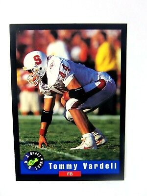 #ad 1992 Classic Draft Football Picks #27 Tommy Vardell RC Stanford Cardinals