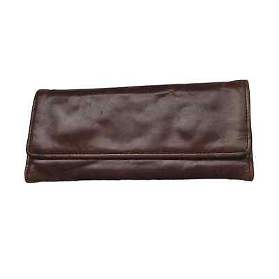 #ad Hobo Leather Wallet Espresso OS