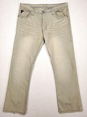 #ad 96 North Mens Slim Bootcut Jeans 36x32 Classic Heavy Denim Urban Streetwear