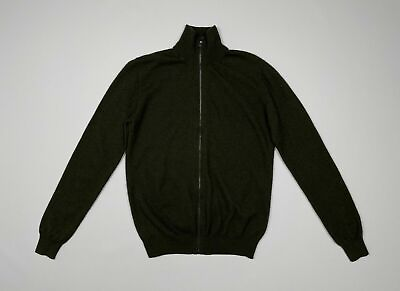 Prada Men’s Wool Cashmere Zip Sweater High Neck Size 50 $166.50