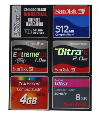 #ad 8GB 4GB 2GB 1GB 512MB 256MB CF Compact Flash Card Industrial Professional Ultra