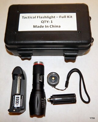 #ad Tactical Flashlight Kit w Case