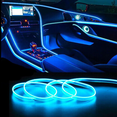 #ad Car Led Decoration Cold Light Interior Modification Strip USB Car Atmosphere Lig