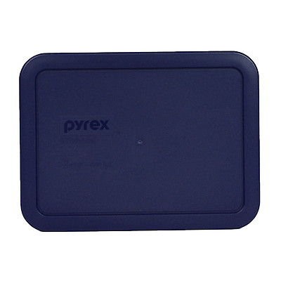 #ad Pyrex Rectangular 3 Cup Storage Lid Cover Blue 7210 PC New for Glass Dish