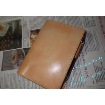 #ad Genuine Cow Leather Notebook Cover Hobonichi A6Super Wild Specification Free Eng