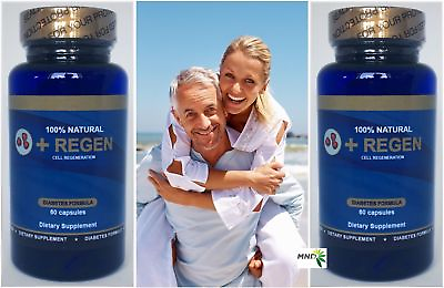 #ad 2 Maxregen Diabetic Natural Muscle Strength Energy Glutten Free Supplement Pills