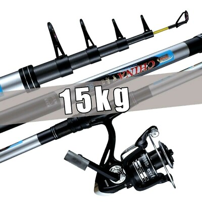 #ad Spinning Boat Fishing Rod Long Throwing Powerful Carbon Fiber Super Hard Fast S
