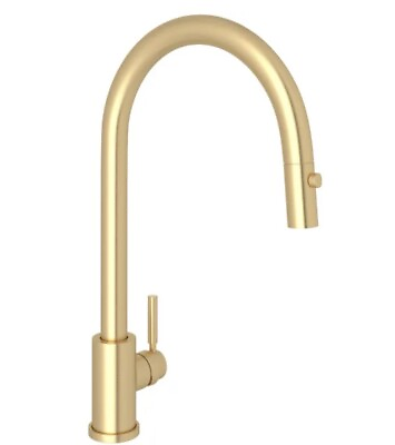 #ad Perrin amp; Rowe Rohl Holborn U.4044SEG 2 PullOut Kitchen Faucet English Gold New