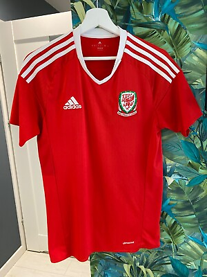 #ad WALES Cymru soccer jersey football shirt adidas 2016 Adults size S
