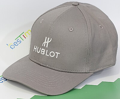 #ad N.O.S Rare HUBLOT Big Bang Promotional Gift Baseball Cap Hat Carry Bag Gray