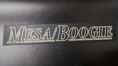 #ad Logo Mesa Boogie metal amp guitars beige color 345 mm =1358 inch