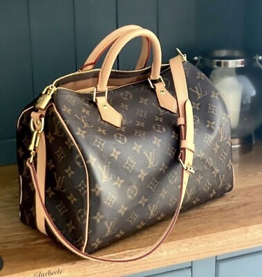 #ad LOUIS VUITTON SPEEDY BANDOULIERE WITH DUST BAG BOX LOCK KEY AND BAG SHAPER.