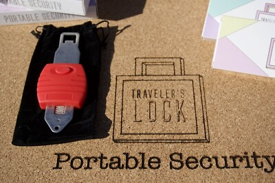 #ad Portable Door Lock Anti theft Travel Lock Door Security Home Hotel