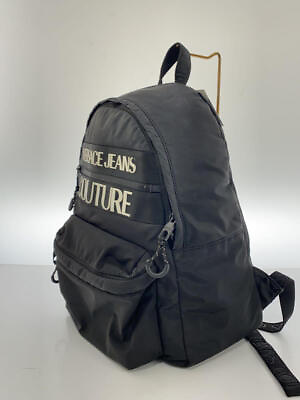 #ad #ad Versace Jeans Couture Backpack Nylon Black E1Yzab60 Logo Backpack Bag