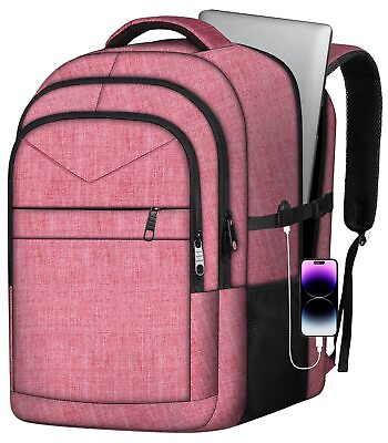 #ad Extra Large Travel Backpack Women 42L Carry On Backpack 17.3 Inch Computer Da