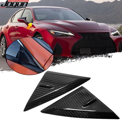 #ad Carbon For Lexus IS350 IS500 F SPORT V8 2021 Pair Front Triangle A Pillar Cover