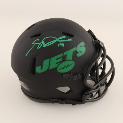 #ad Sam Darnold Signed New York Jets Mini Helmet w COA