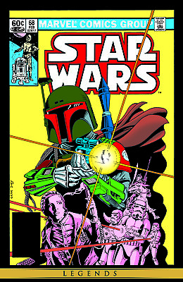#ad 1977 Star Wars Marvel Comic #68 Cover Poster Print Boba Fett Bounty Hunter🔥